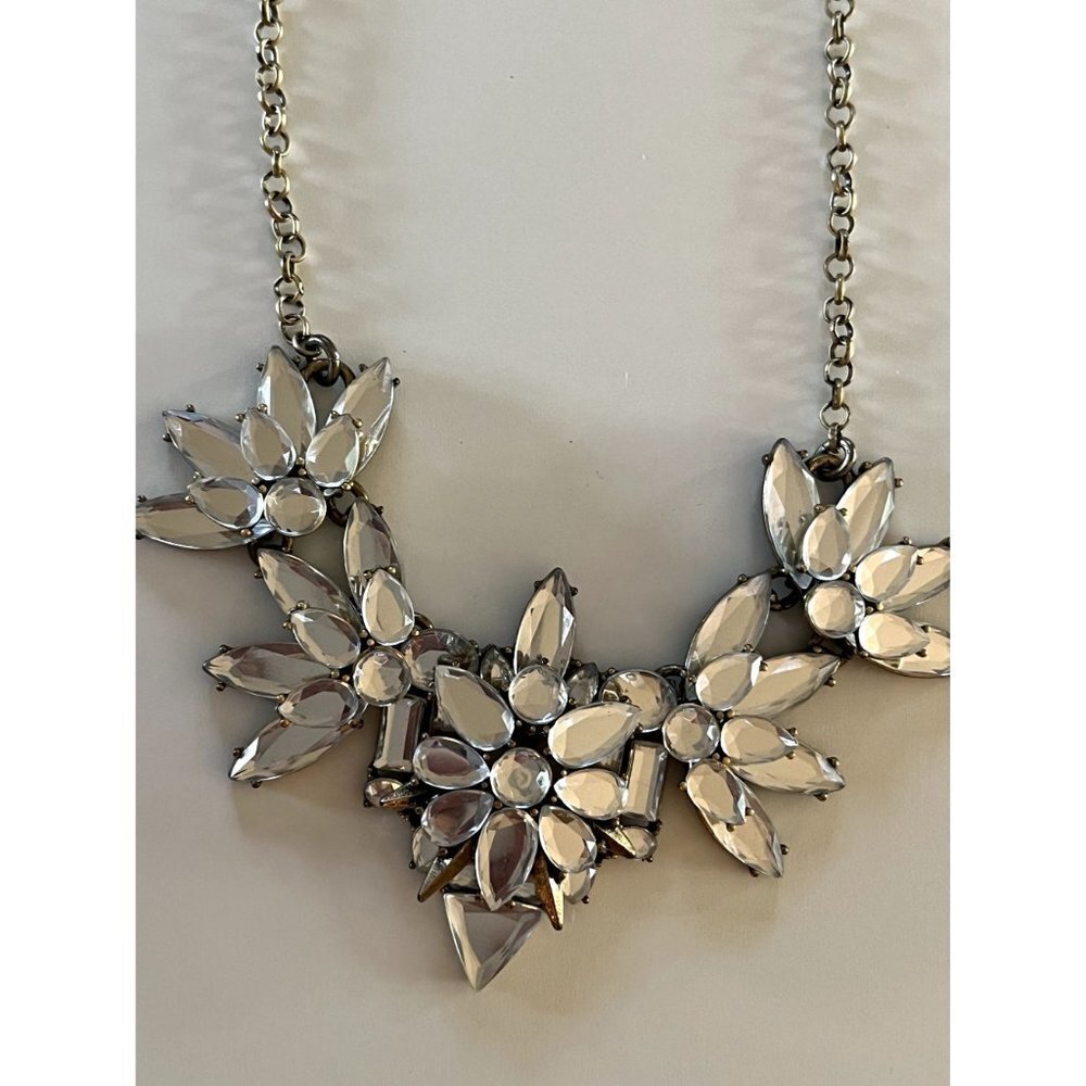 J.Crew Vintage Crystal Rhinestone Statement Necklace